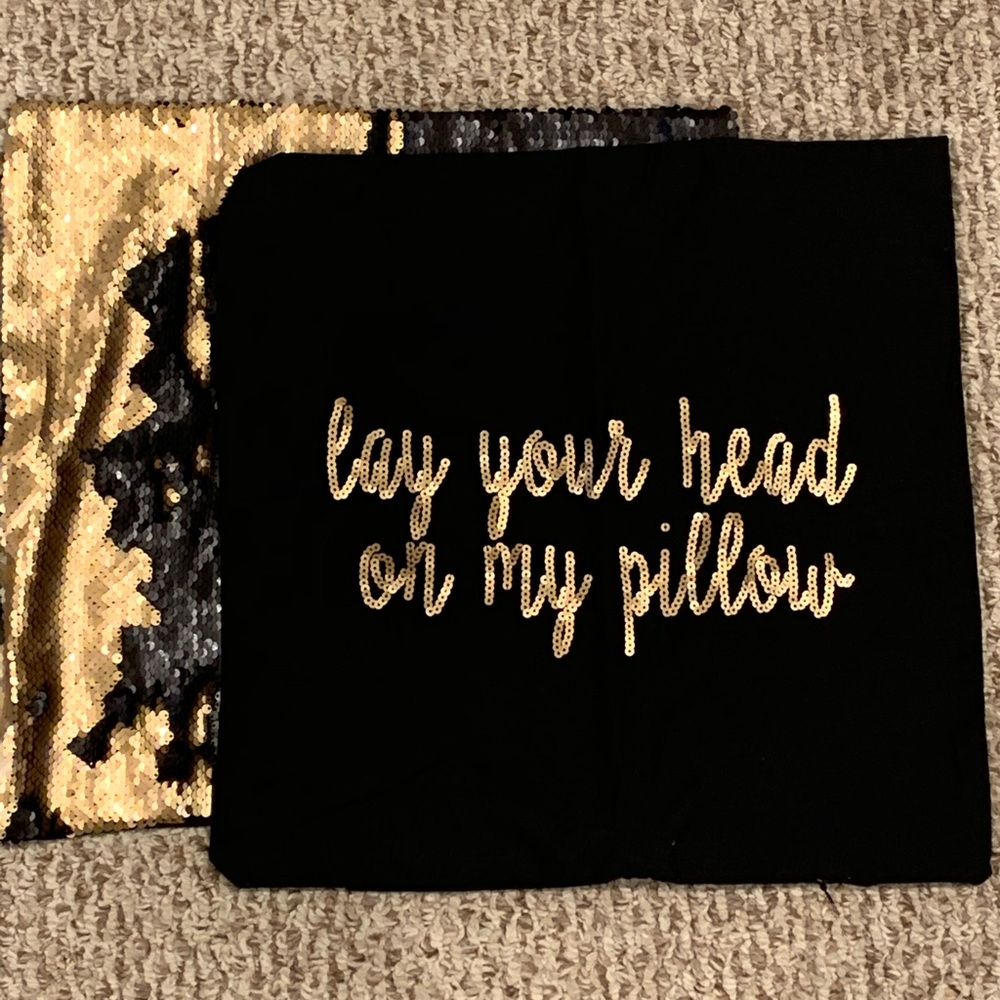 Stylish sequins Accent pillow case